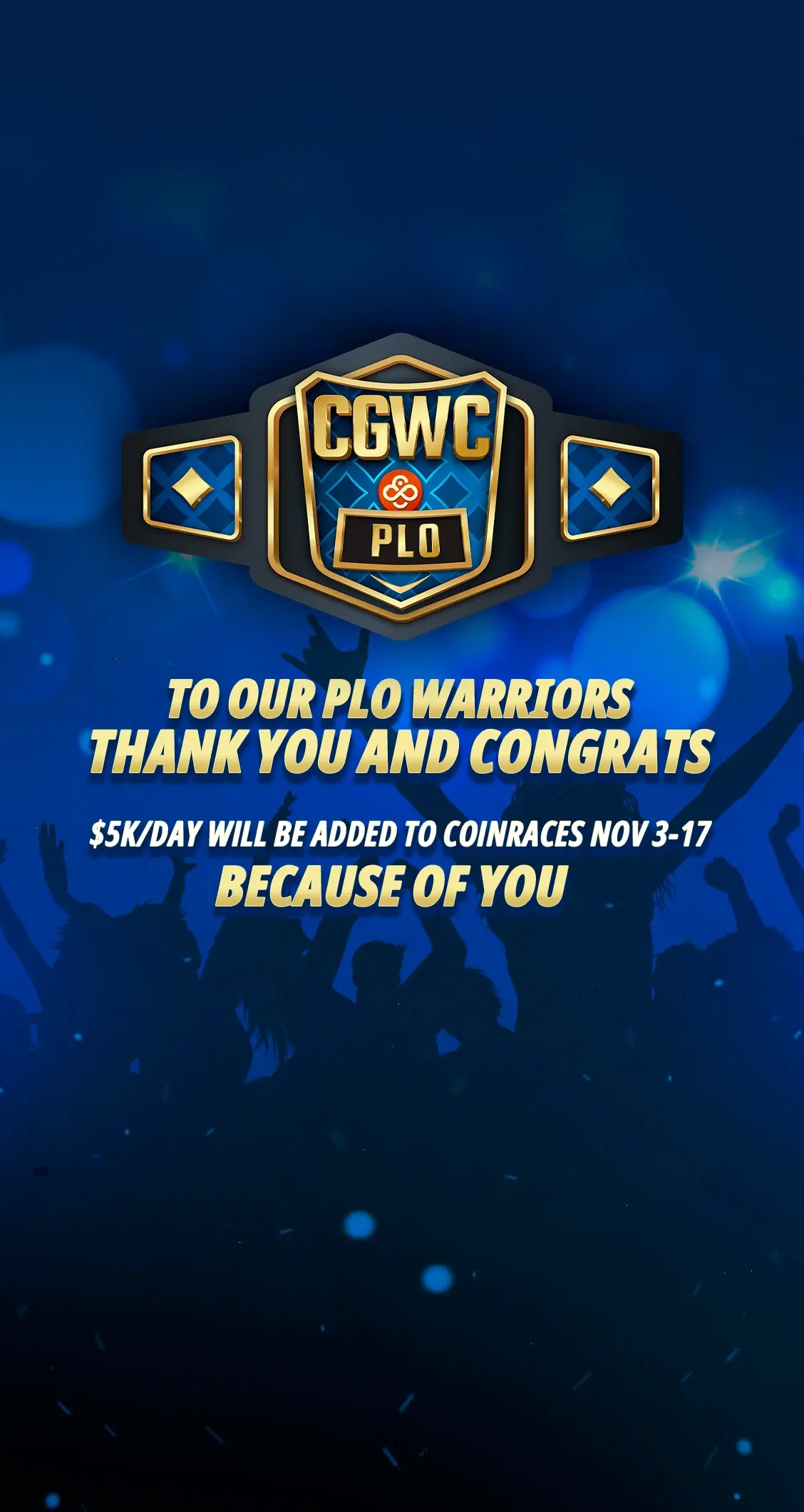 底池限注奥马哈<br />
现金桌世界锦标赛