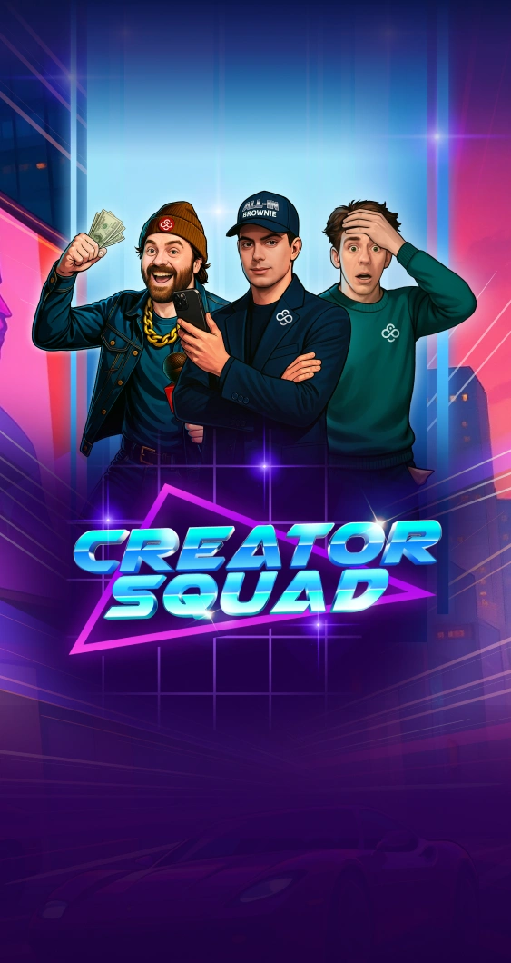 코인포커 크리에이터<br>스쿼드를 만나보세요<br> 