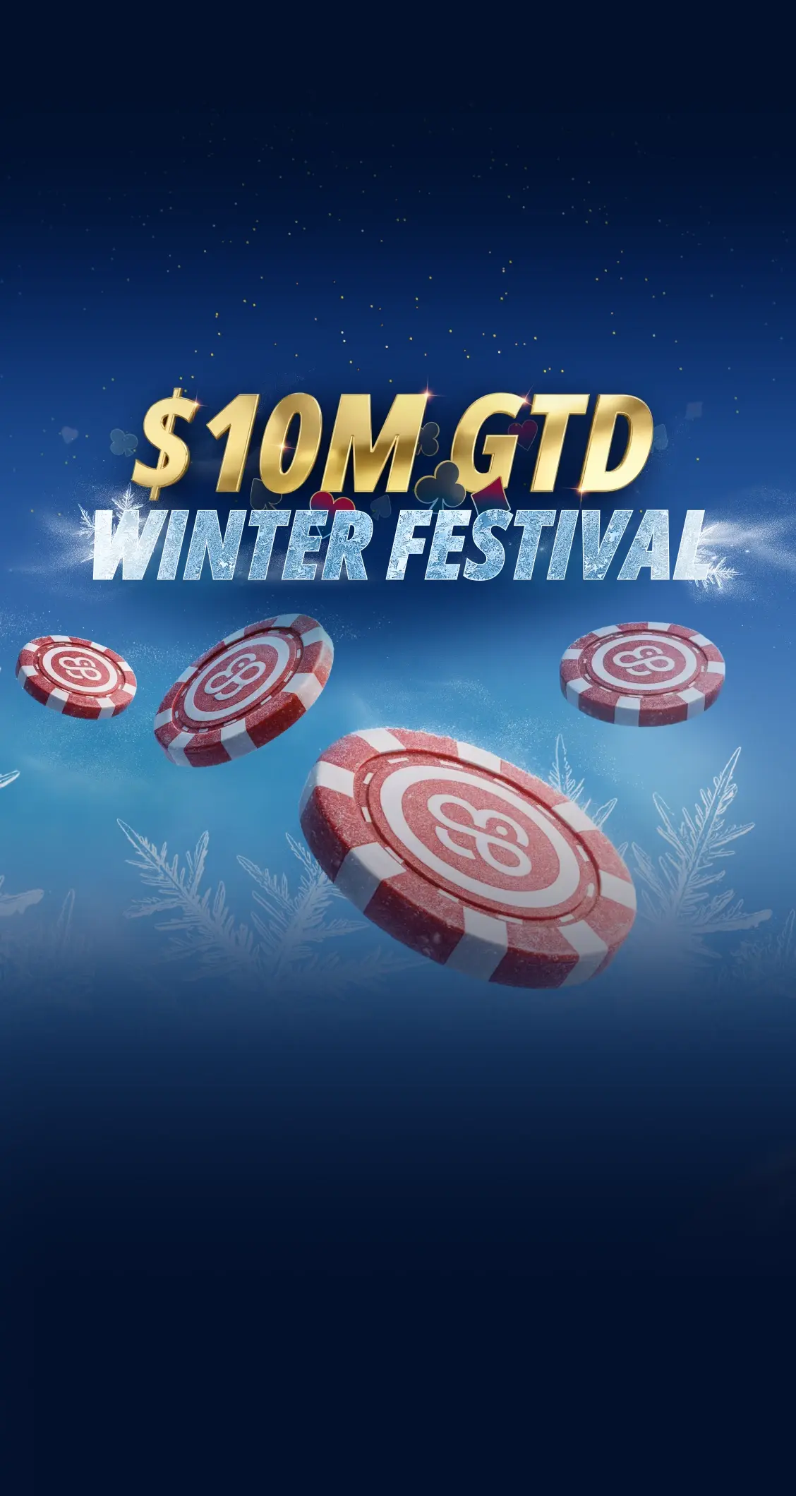 Гарантированный приз размером $10 млн.<br />
Серия зимнего фестиваля<br />
в CoinPoker
