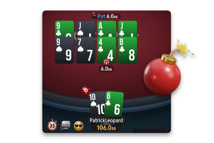 Денежные игры Bomb Pot
