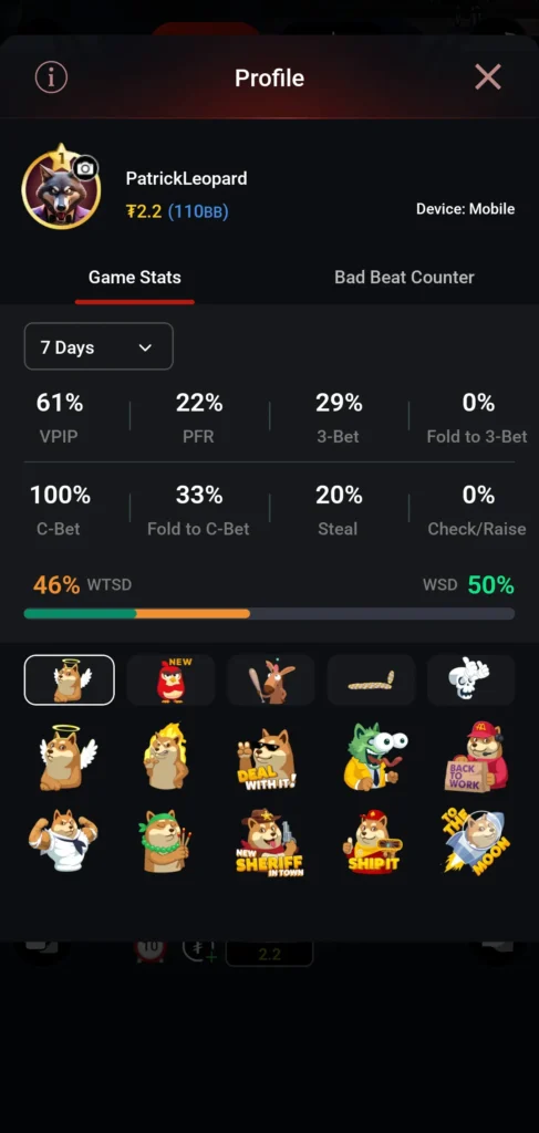 Trọn bộ các tính năng Poker