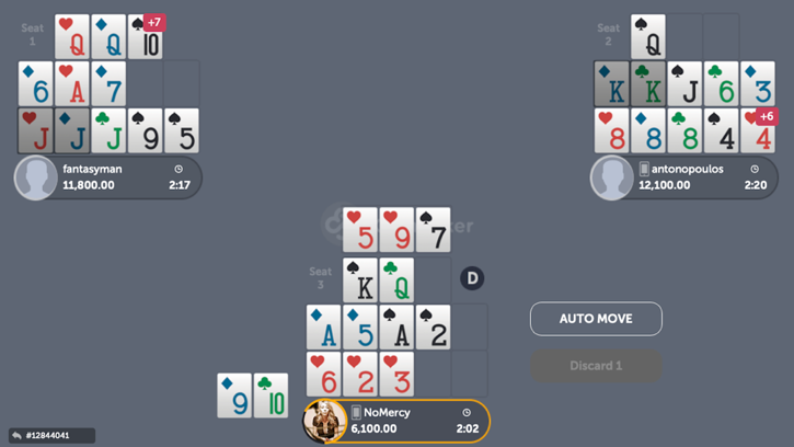 OCF strategy - Observe opponents board