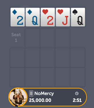 Starting hand Open Face Chinese Poker (OFC)