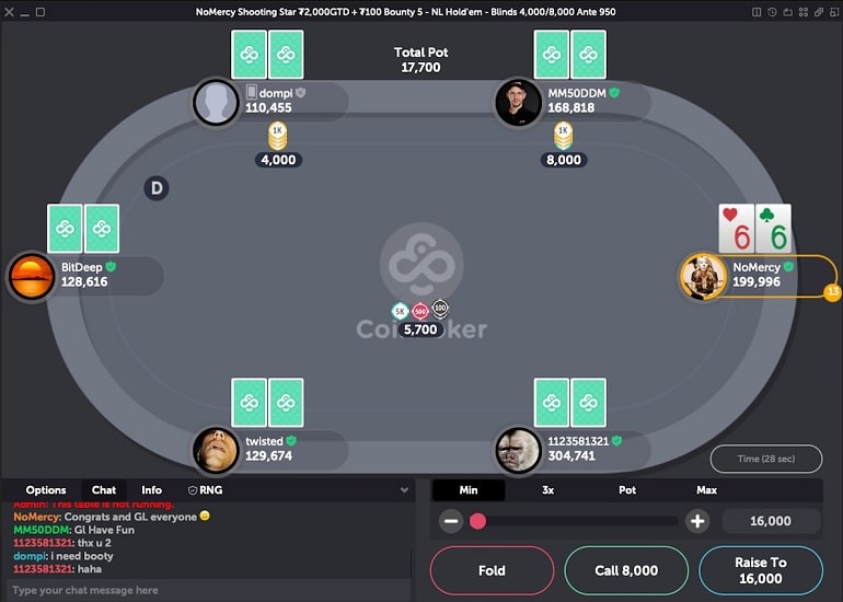 CoinPoker 게임