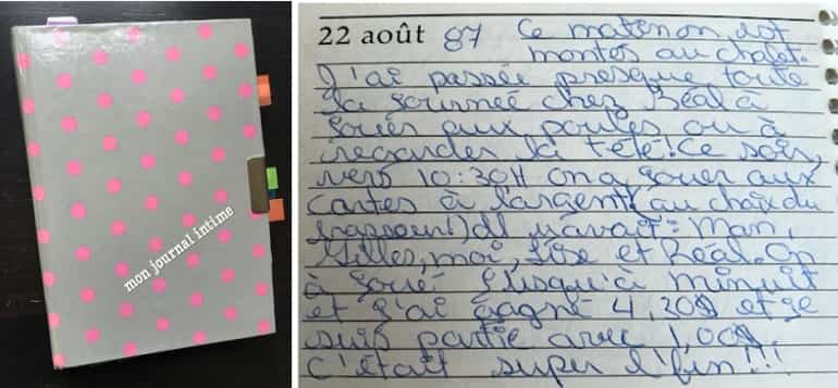 Isabelle Mercier Diary