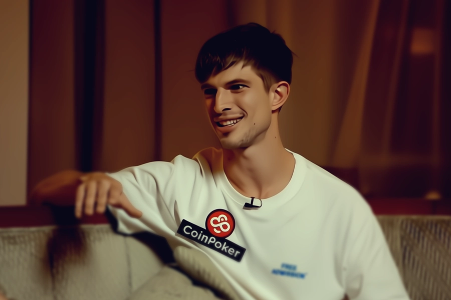 CoinPoker 大使 Mario Mosböck 在一次訪談中。