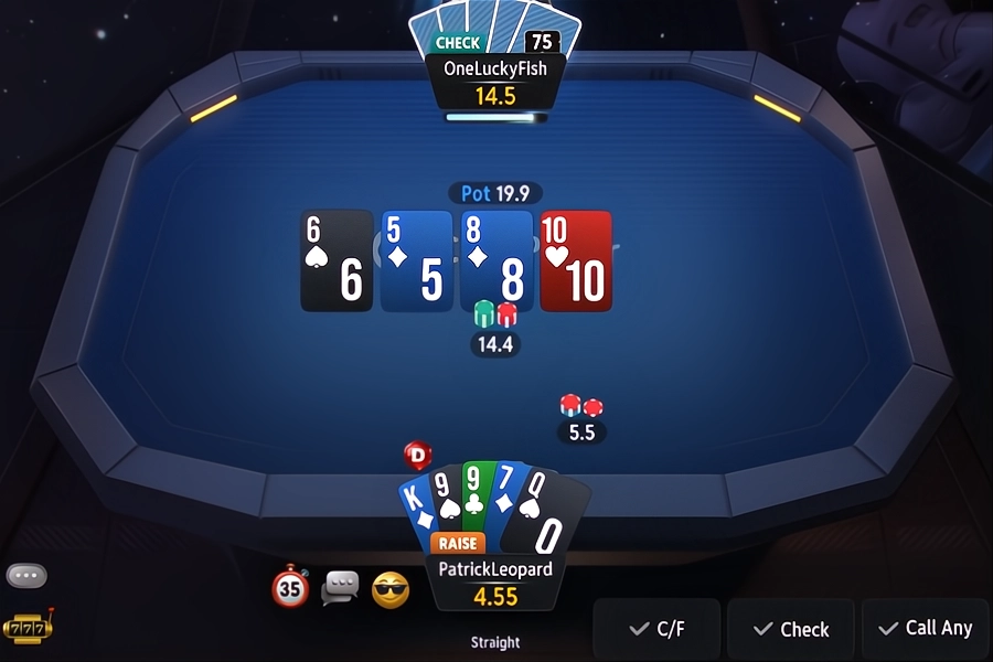 Heads-Up PLO5 Cash Games