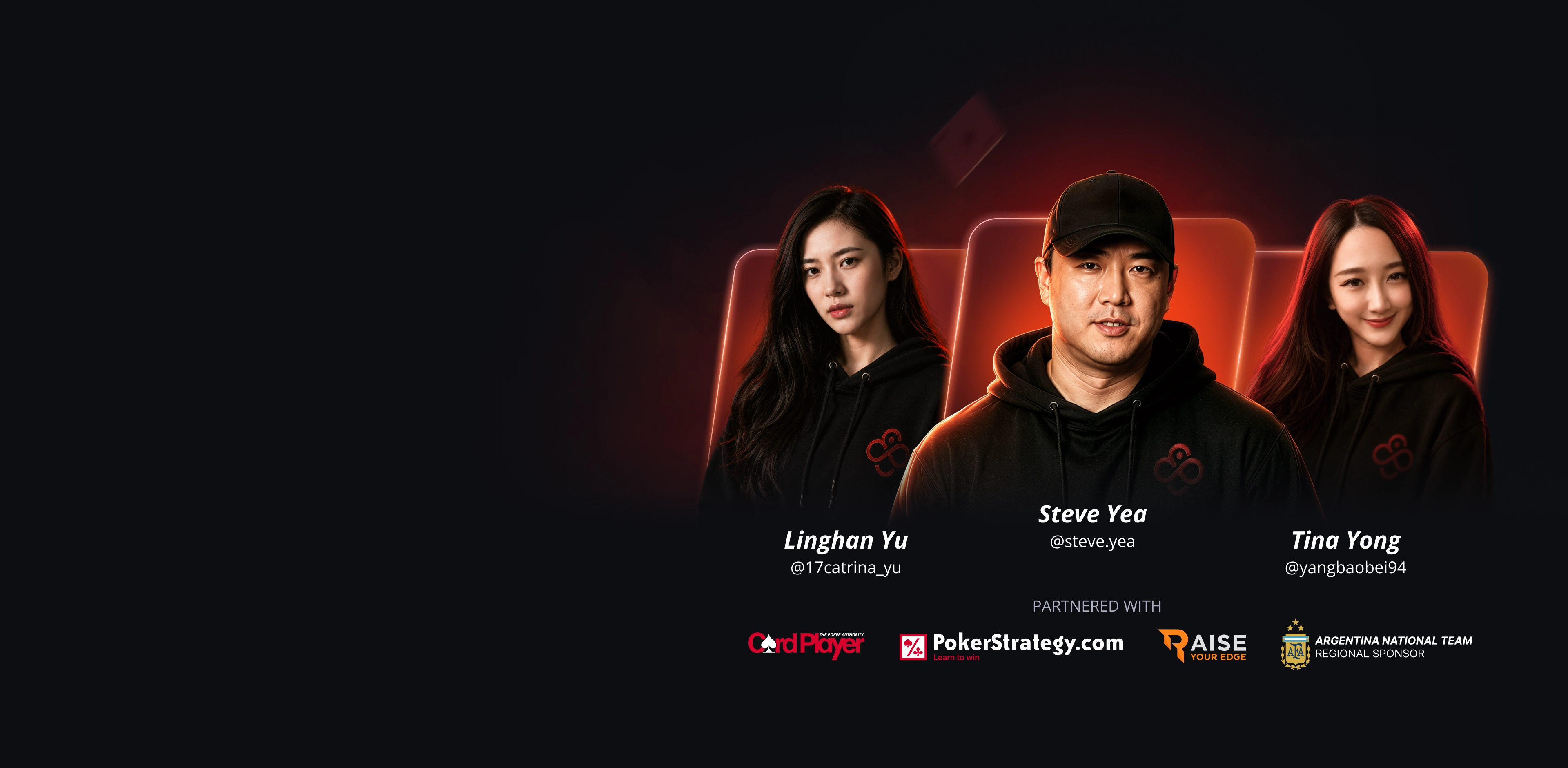 AsiaCoinPokerホームに登場するアジアのポーカープレイヤー