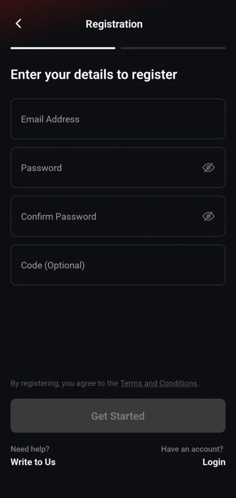 註冊您的 CoinPoker 帳戶